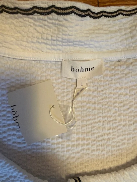 böhme Jamie Embroidered Top Large - Picture 2 of 3